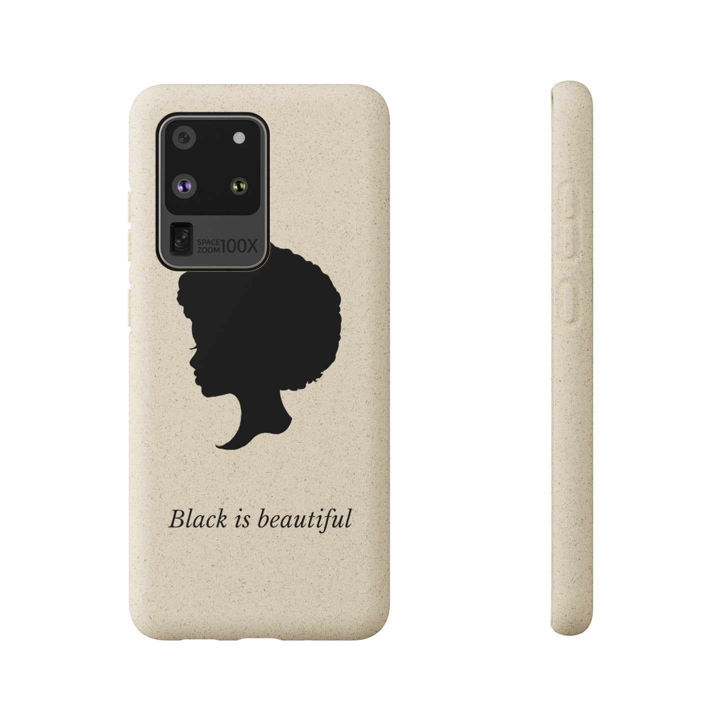 Eco-Friendly Biodegradable Phone Cases - 'Black is Beautiful' | Sustainable & Stylish