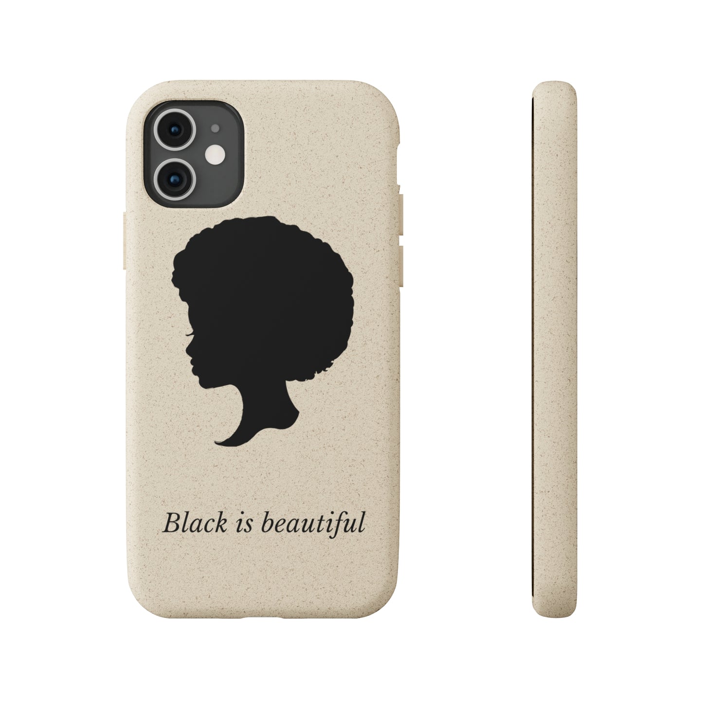 Eco-Friendly Biodegradable Phone Cases - 'Black is Beautiful' | Sustainable & Stylish