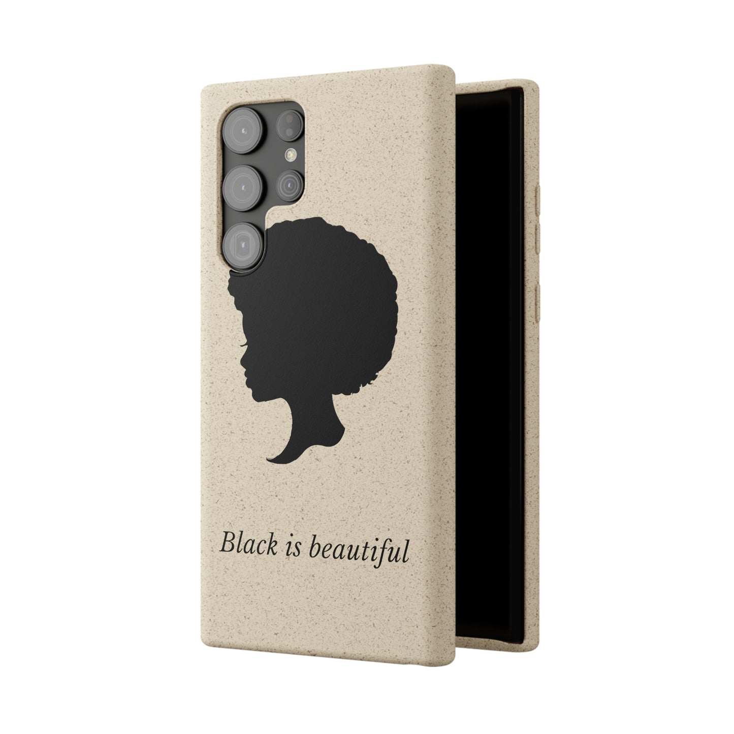 Eco-Friendly Biodegradable Phone Cases - 'Black is Beautiful' | Sustainable & Stylish