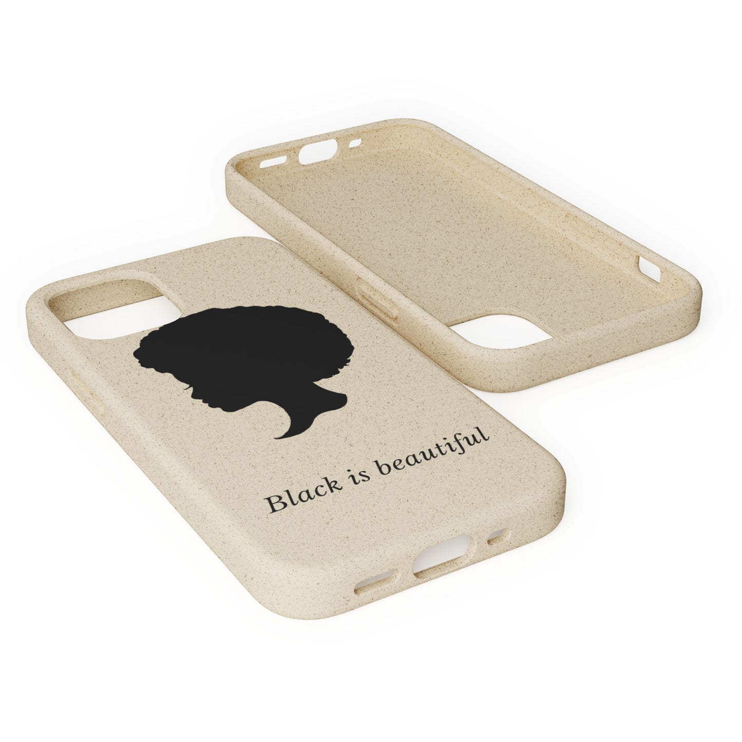 Eco-Friendly Biodegradable Phone Cases - 'Black is Beautiful' | Sustainable & Stylish