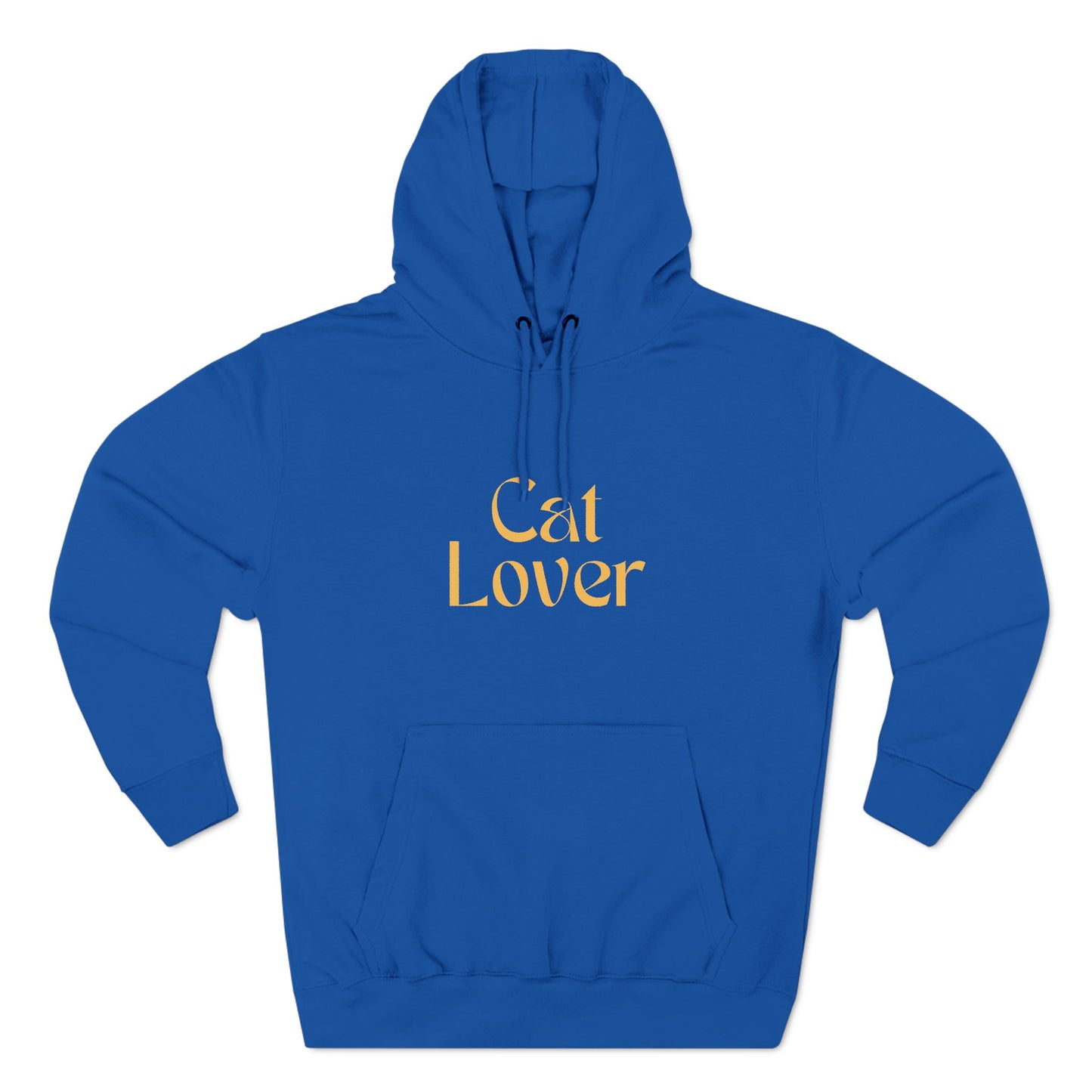 Cozy Three-Panel Fleece Hoodie – Perfect for Cat Lovers