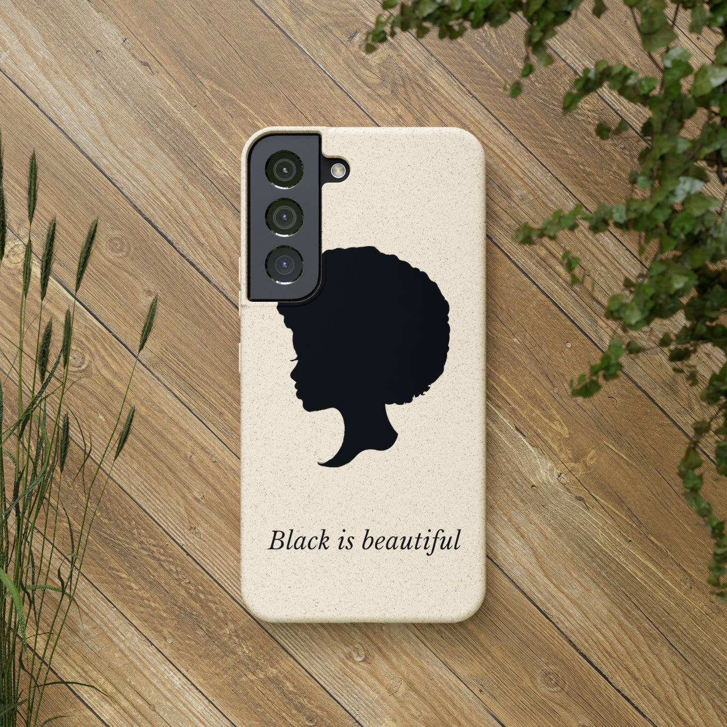 Eco-Friendly Biodegradable Phone Cases - 'Black is Beautiful' | Sustainable & Stylish