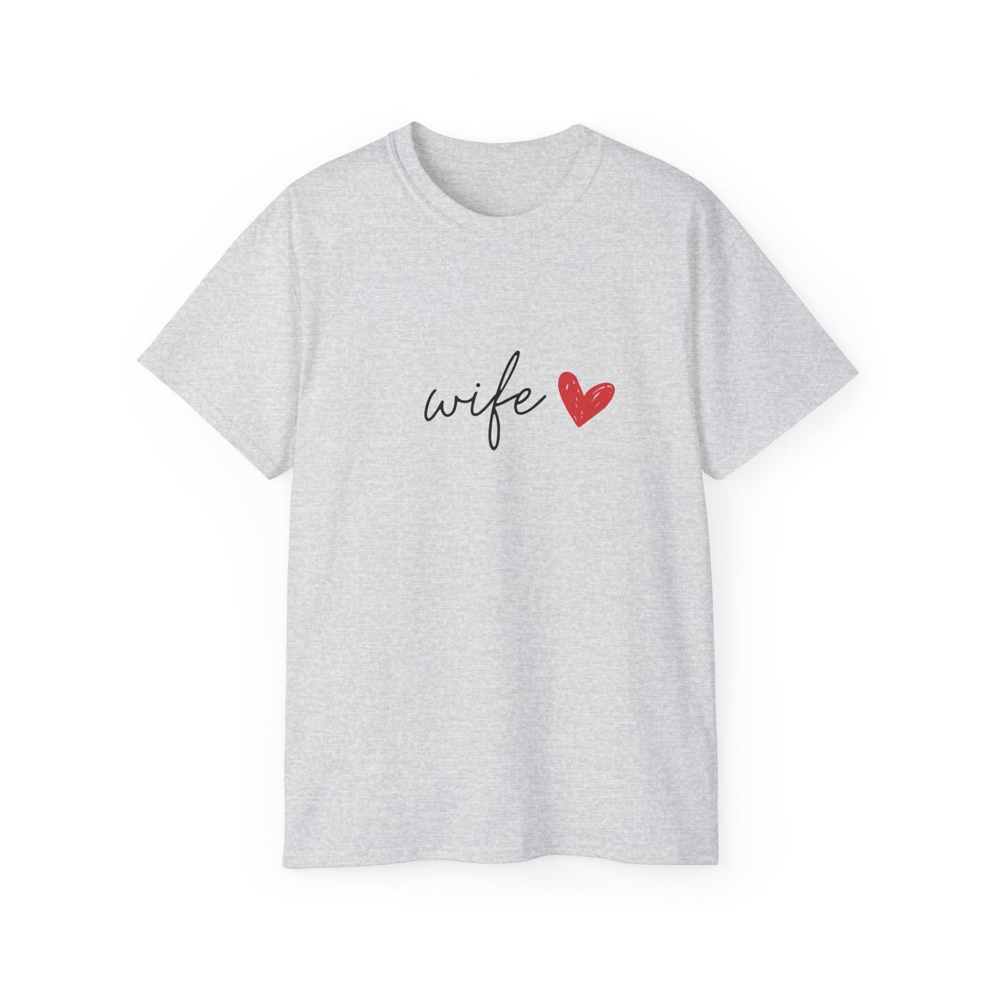 Wife – Classic Couple’s Cotton Crew Tee