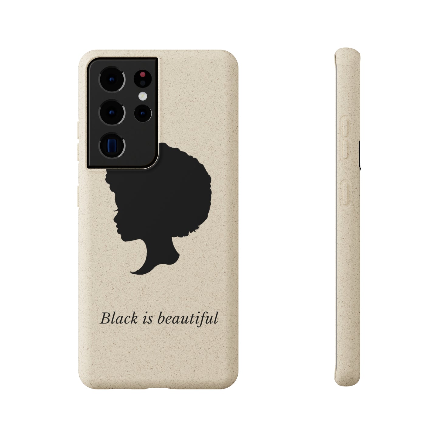 Eco-Friendly Biodegradable Phone Cases - 'Black is Beautiful' | Sustainable & Stylish