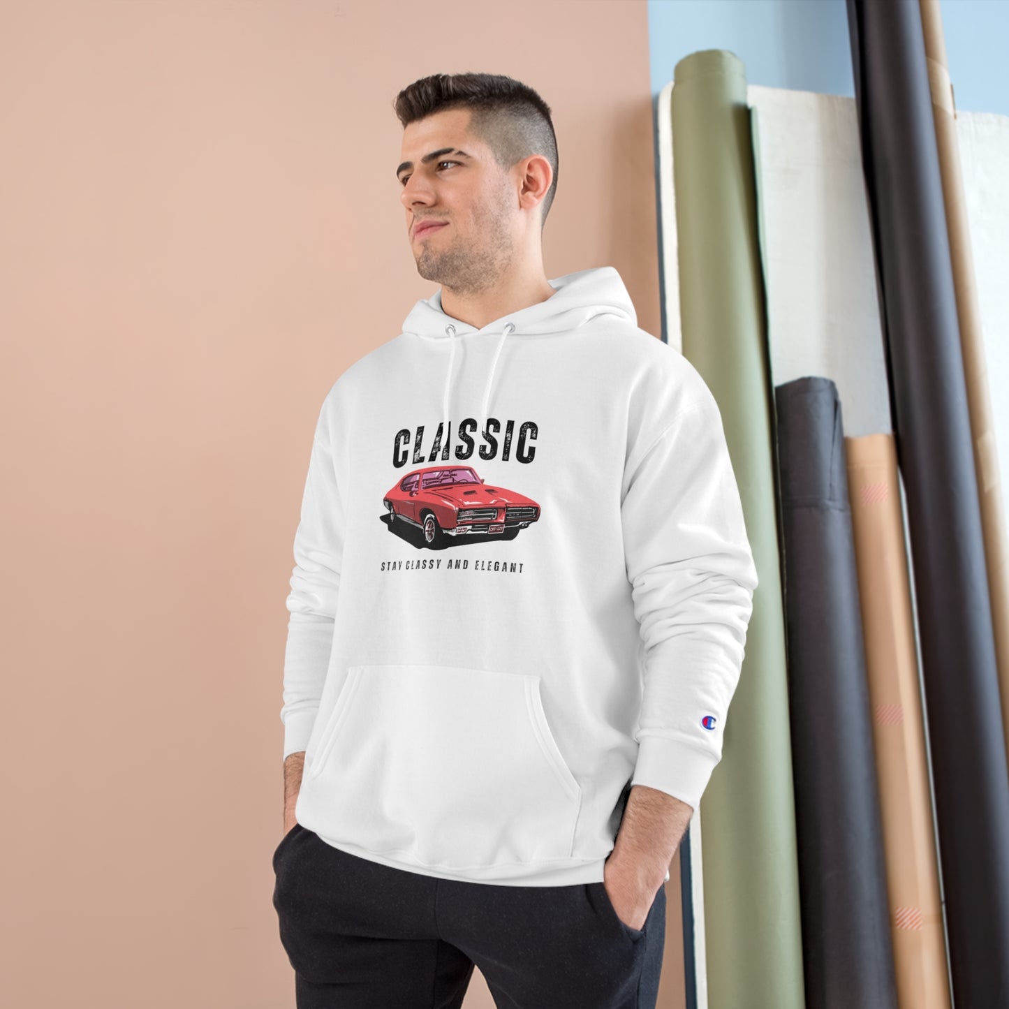 Champion Fleece Hoodie – Perfect for Classic Car Fans