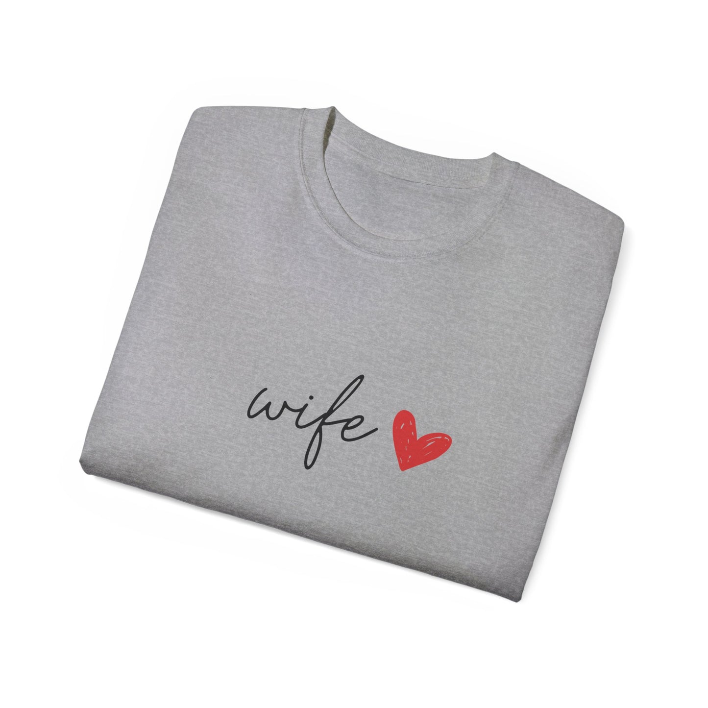 Wife – Classic Couple’s Cotton Crew Tee