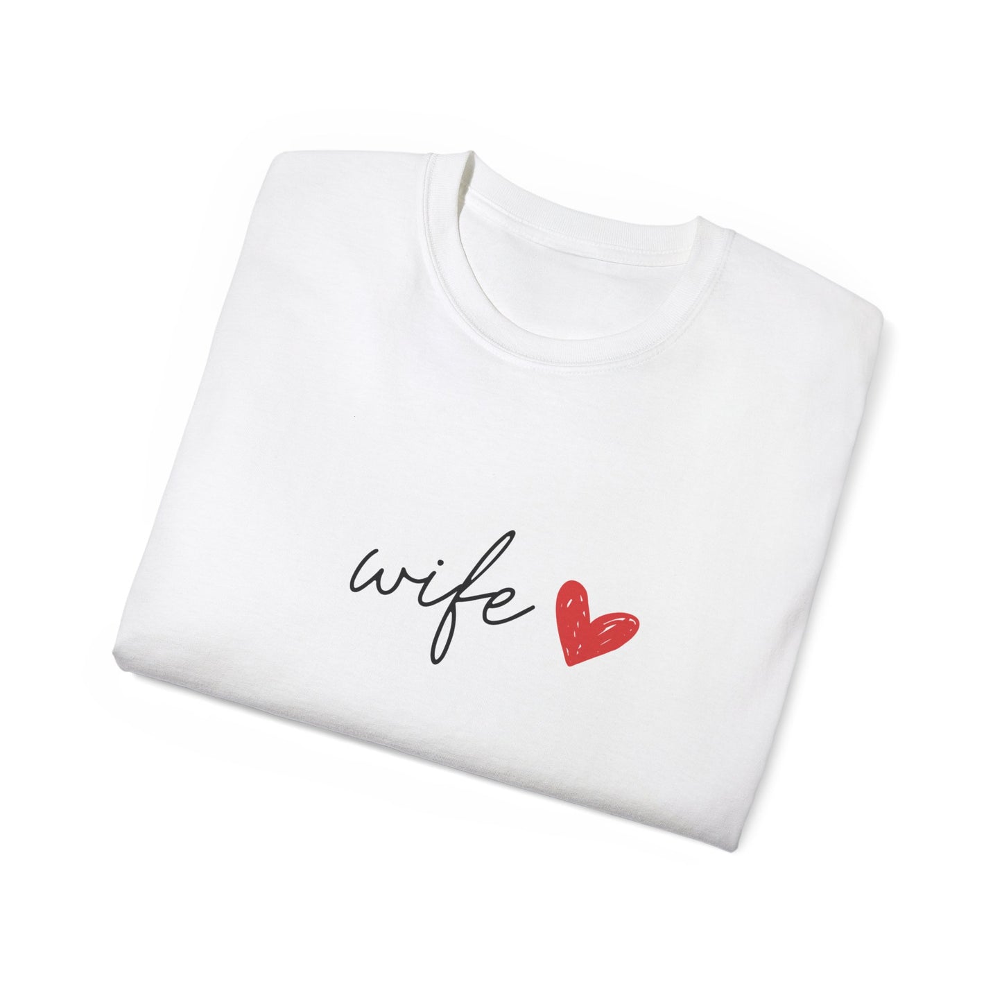 Wife – Classic Couple’s Cotton Crew Tee