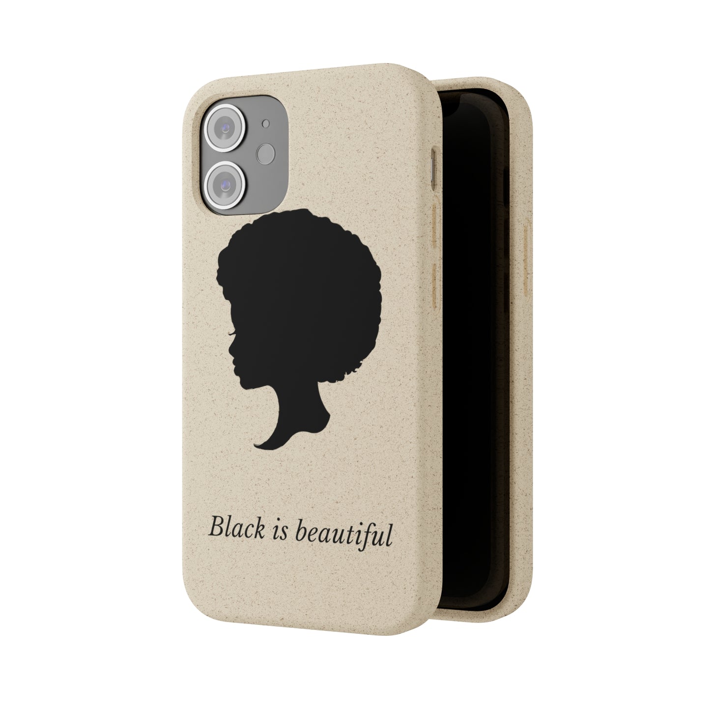 Eco-Friendly Biodegradable Phone Cases - 'Black is Beautiful' | Sustainable & Stylish