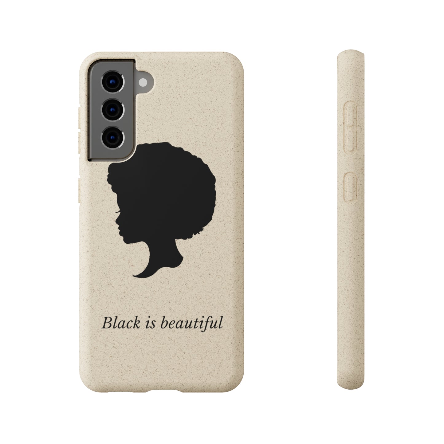 Eco-Friendly Biodegradable Phone Cases - 'Black is Beautiful' | Sustainable & Stylish