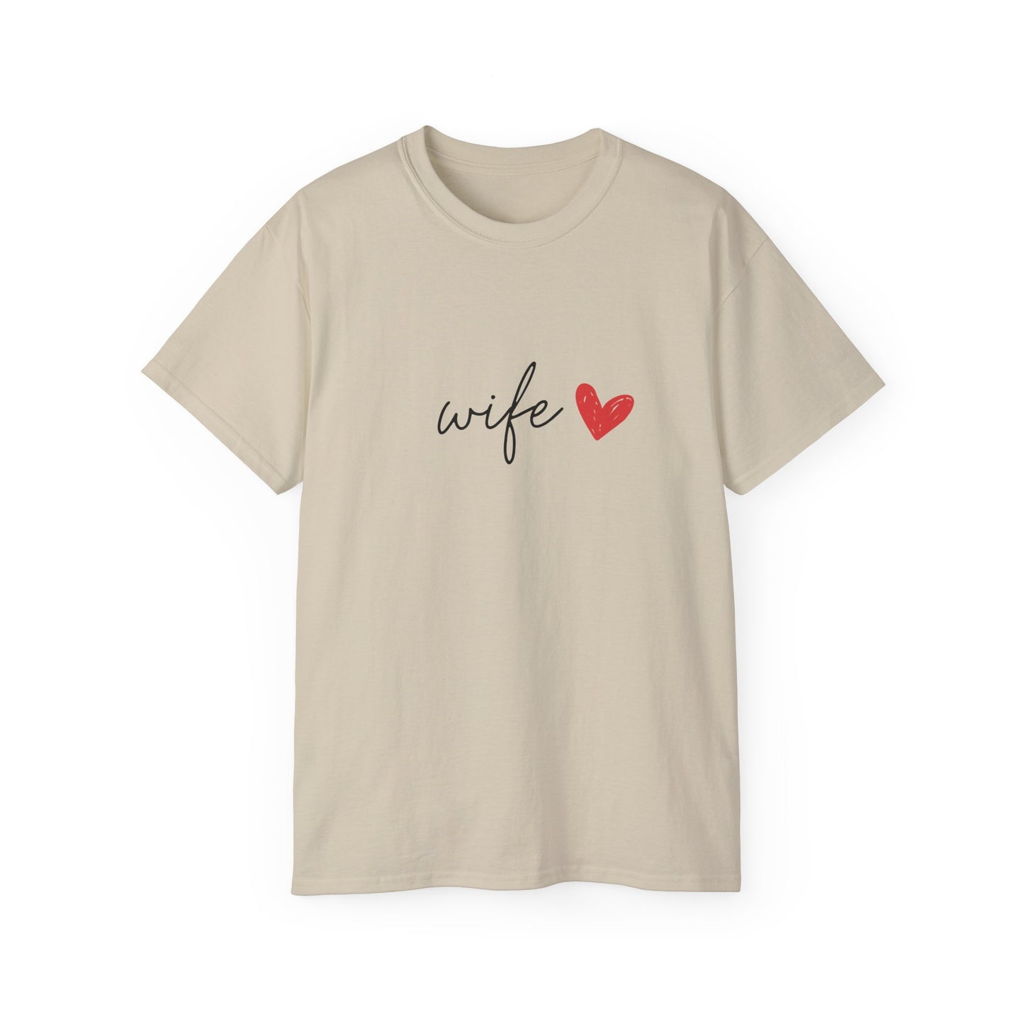 Wife – Classic Couple’s Cotton Crew Tee