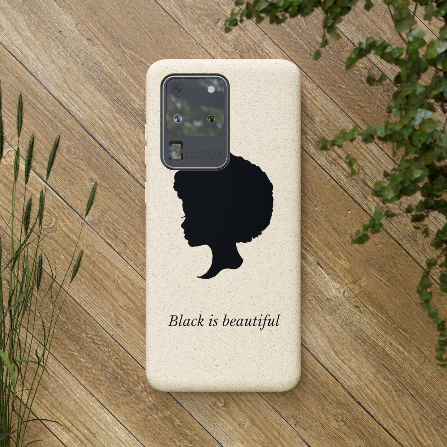 Eco-Friendly Biodegradable Phone Cases - 'Black is Beautiful' | Sustainable & Stylish