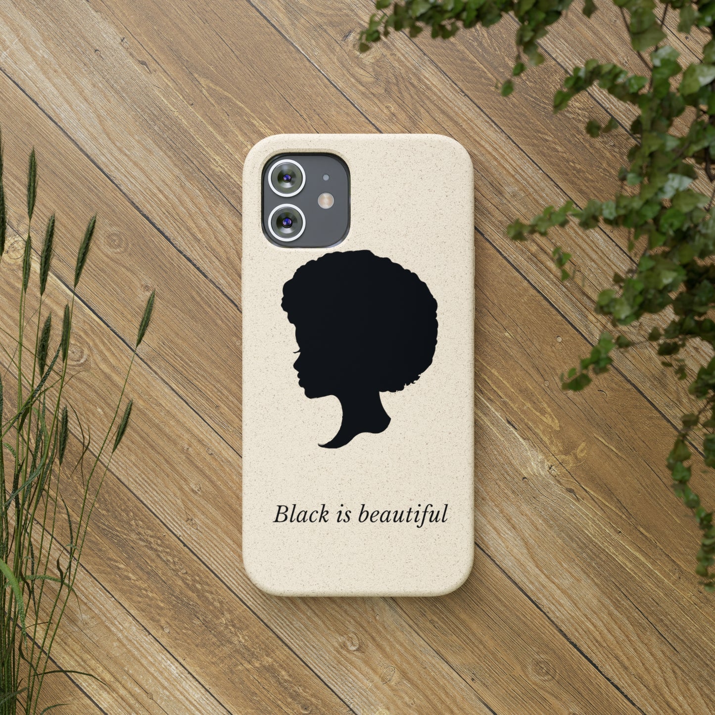 Eco-Friendly Biodegradable Phone Cases - 'Black is Beautiful' | Sustainable & Stylish