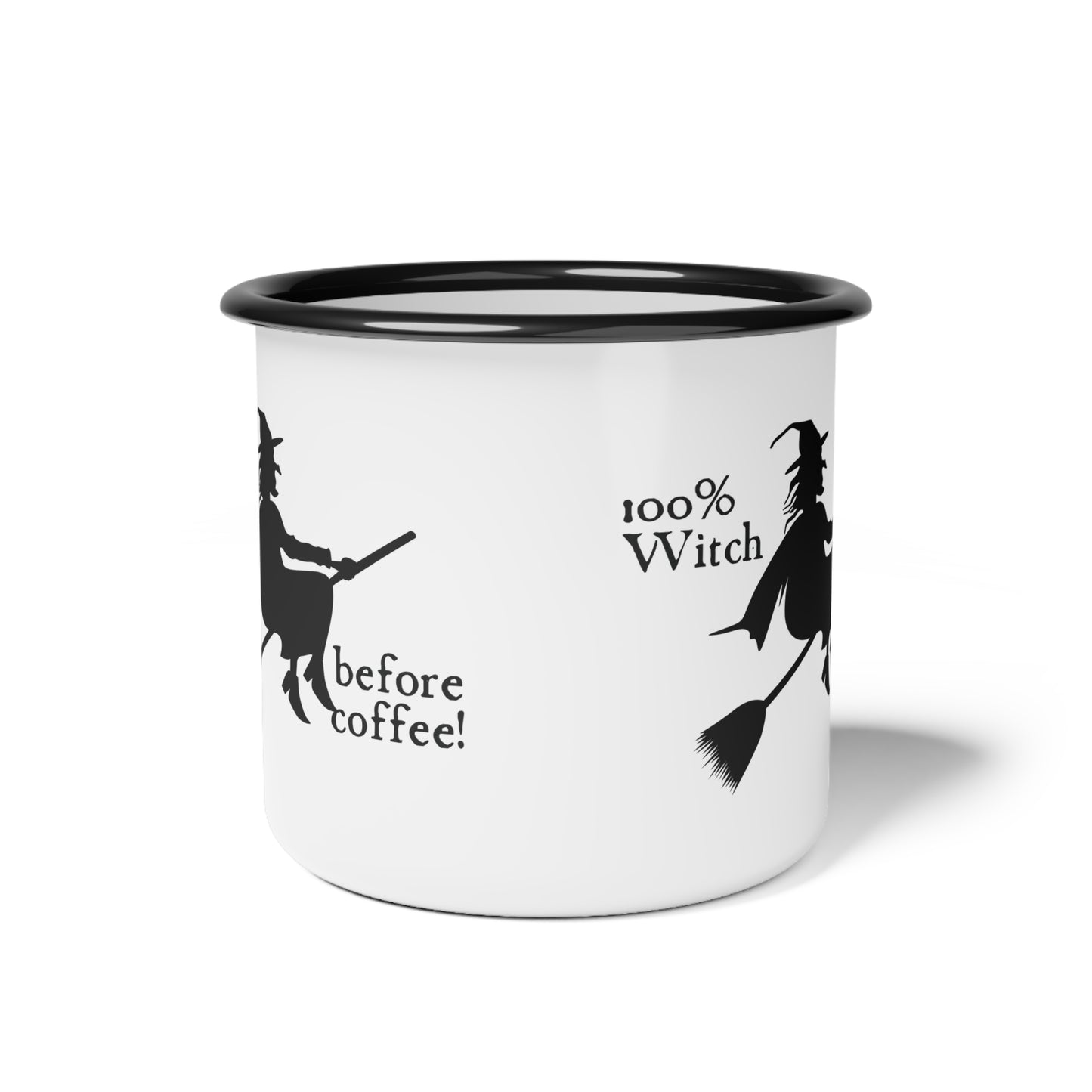 Before Coffee? Definitely a Witch!" – Campfire Mug