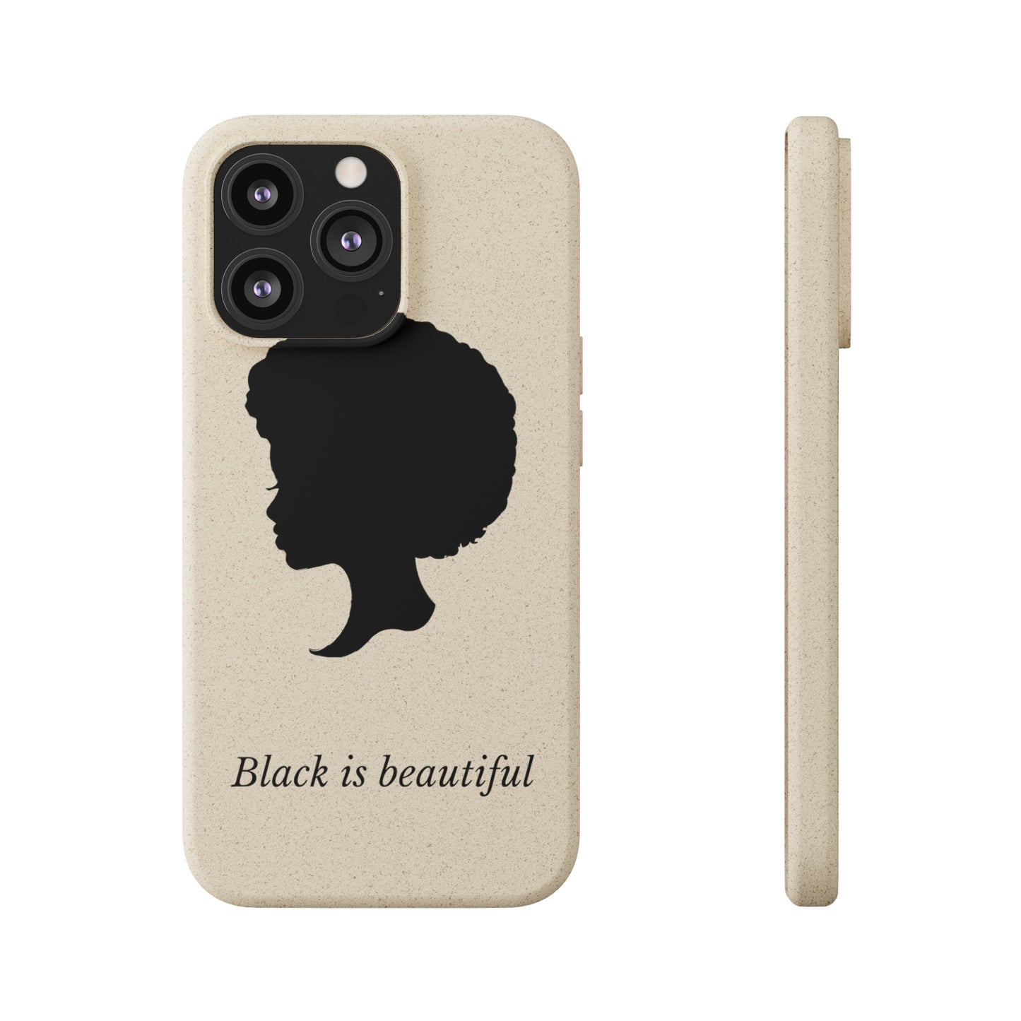 Eco-Friendly Biodegradable Phone Cases - 'Black is Beautiful' | Sustainable & Stylish