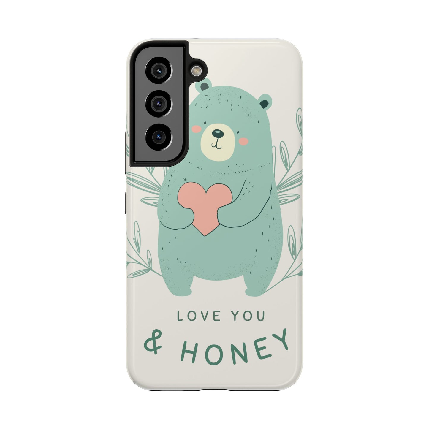 Tough Phone Cases Featuring "I Love You & Honey" – Stylish & Durable Designs