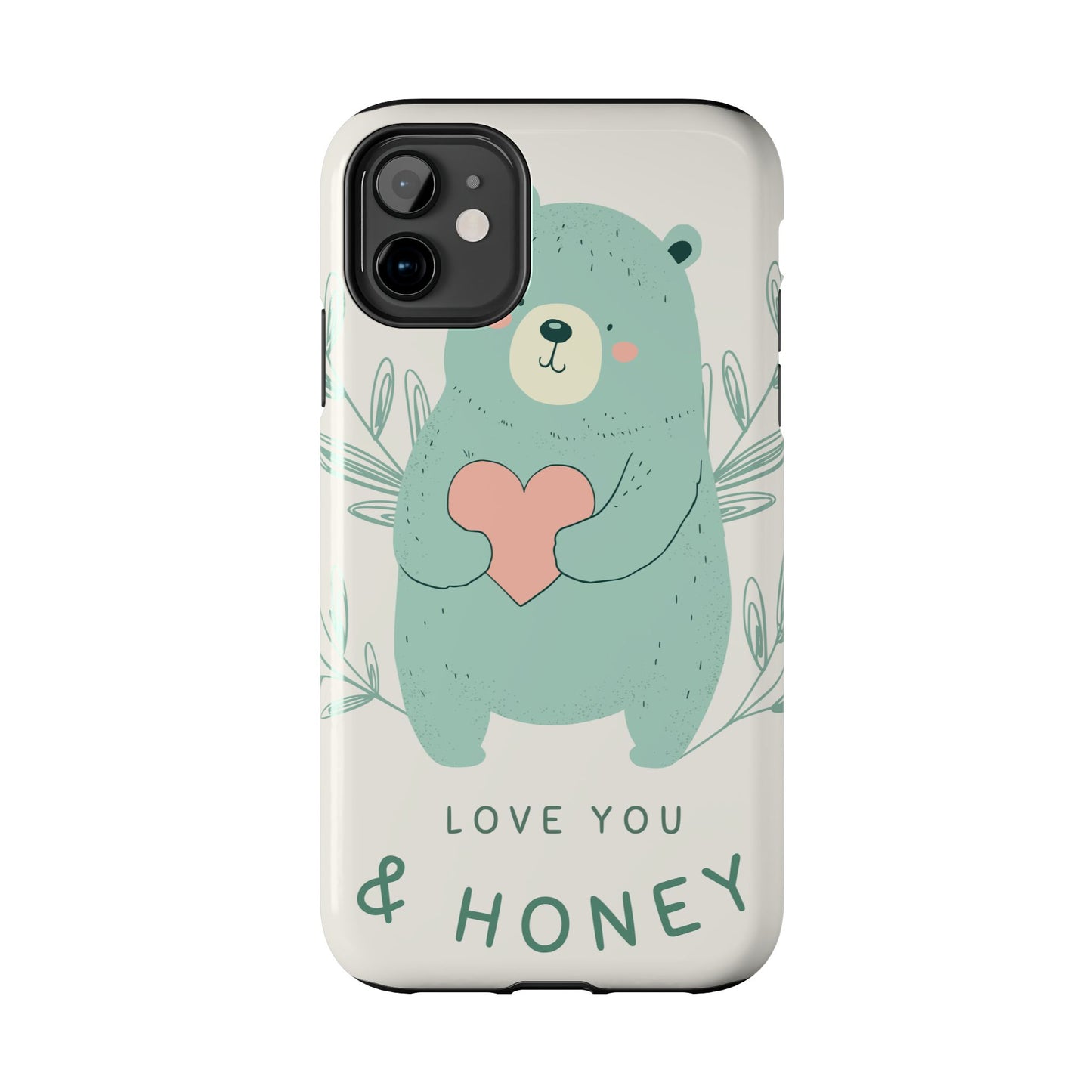 Tough Phone Cases Featuring "I Love You & Honey" – Stylish & Durable Designs