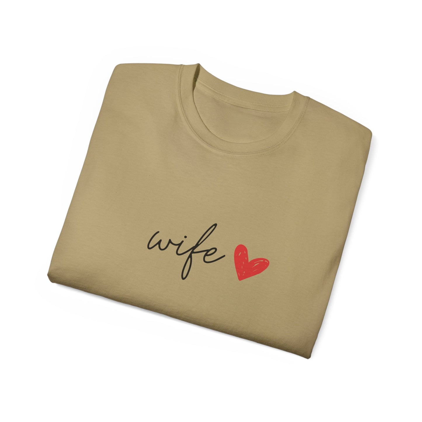 Wife – Classic Couple’s Cotton Crew Tee