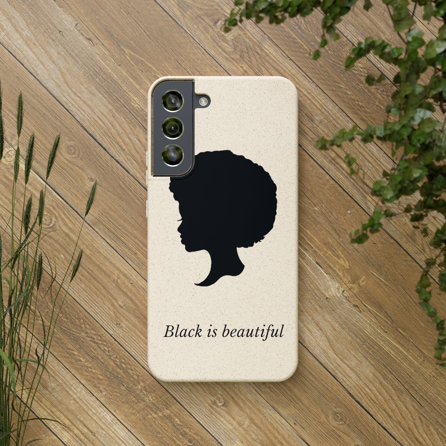 Eco-Friendly Biodegradable Phone Cases - 'Black is Beautiful' | Sustainable & Stylish