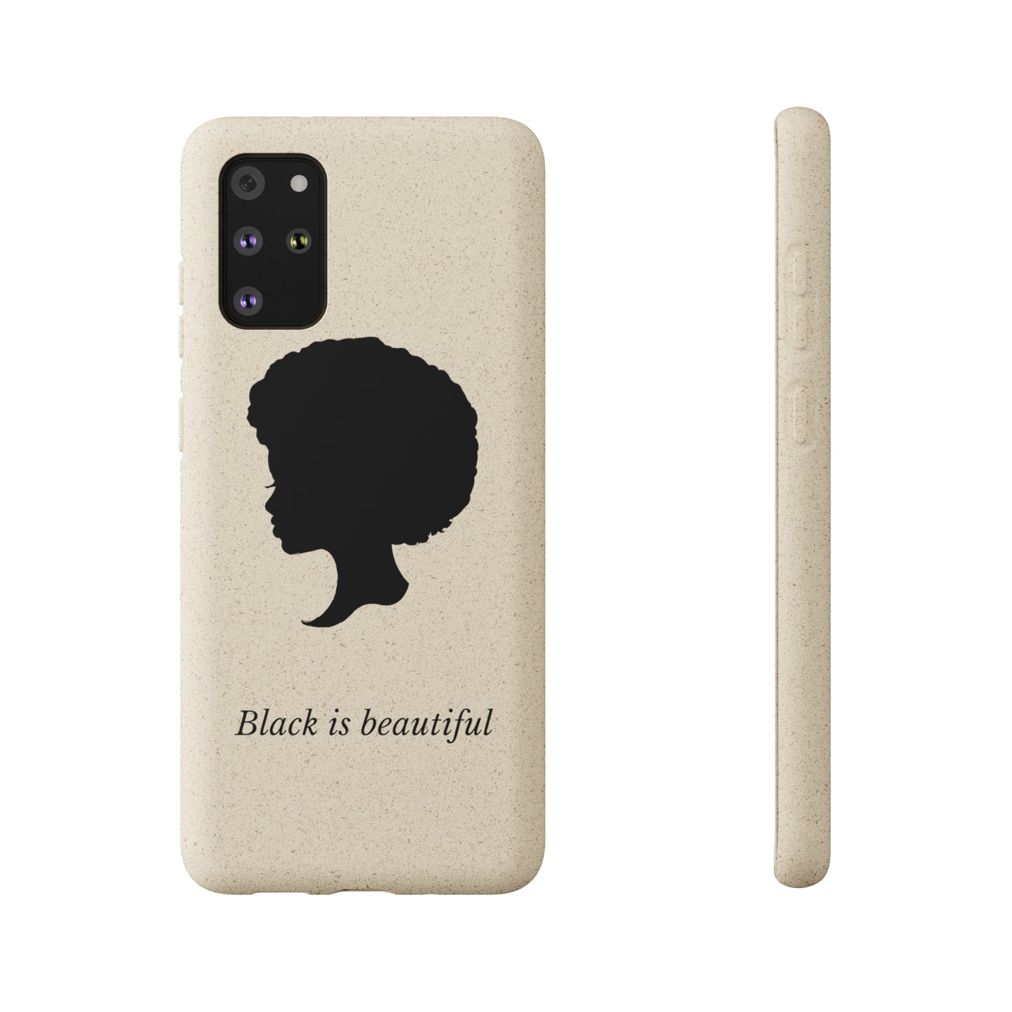 Eco-Friendly Biodegradable Phone Cases - 'Black is Beautiful' | Sustainable & Stylish