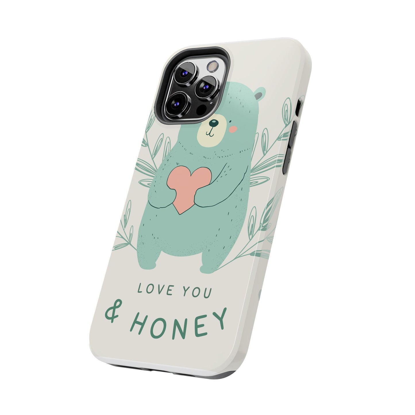 Tough Phone Cases Featuring "I Love You & Honey" – Stylish & Durable Designs