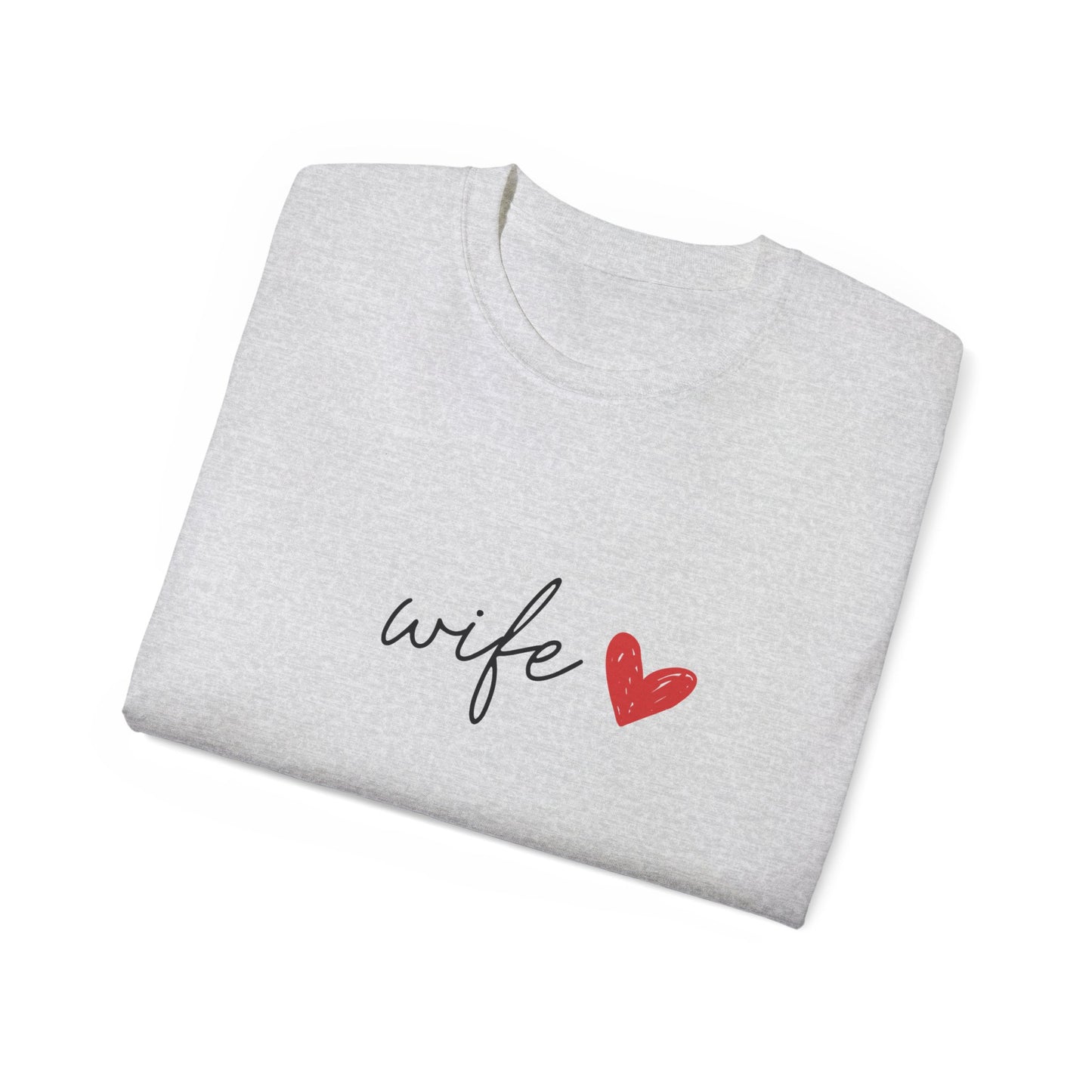 Wife – Classic Couple’s Cotton Crew Tee