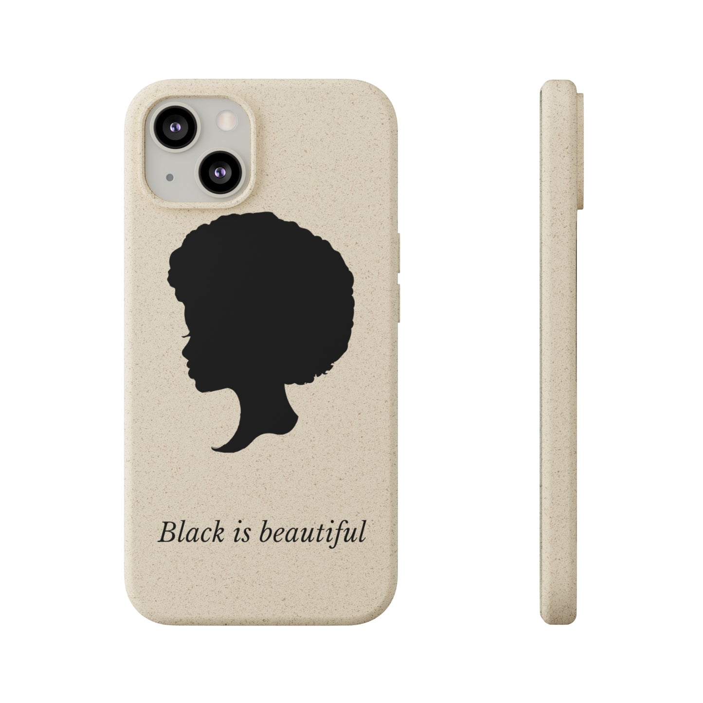 Eco-Friendly Biodegradable Phone Cases - 'Black is Beautiful' | Sustainable & Stylish