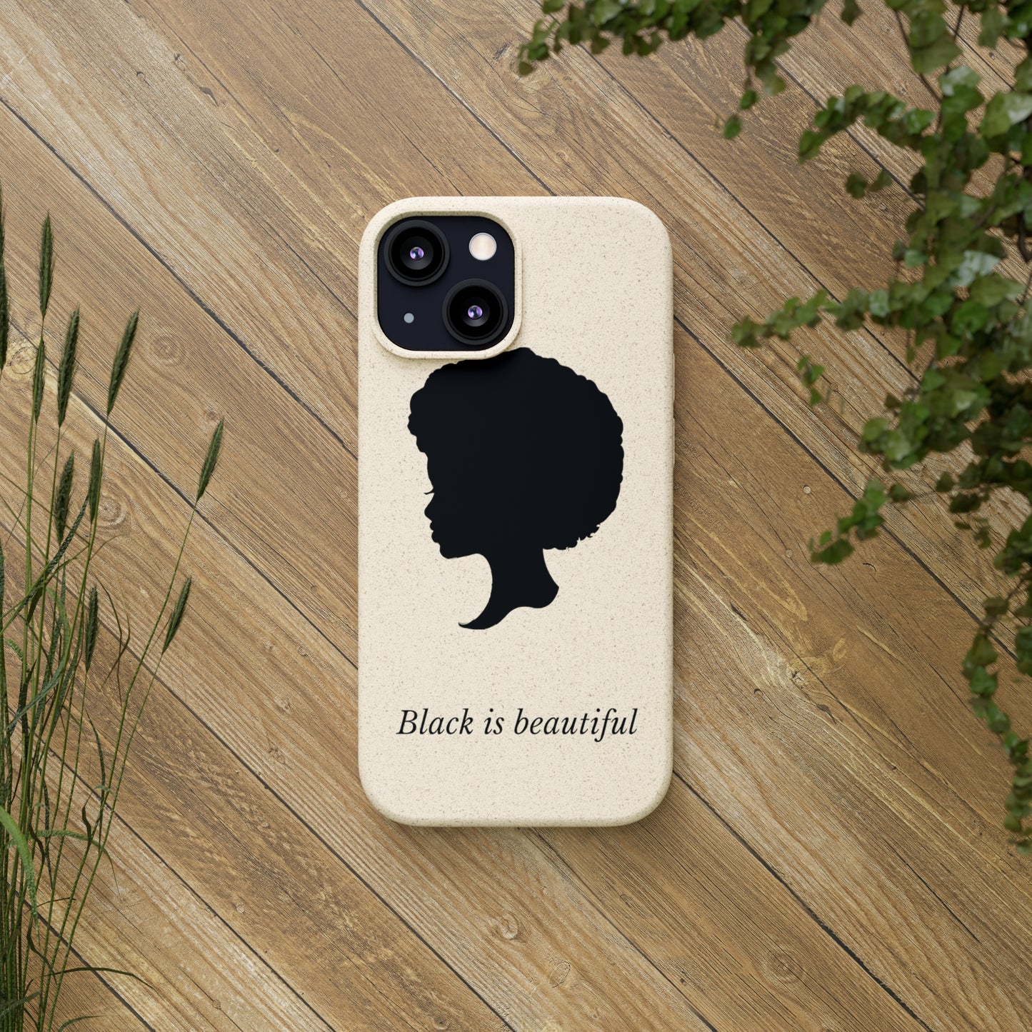 Eco-Friendly Biodegradable Phone Cases - 'Black is Beautiful' | Sustainable & Stylish