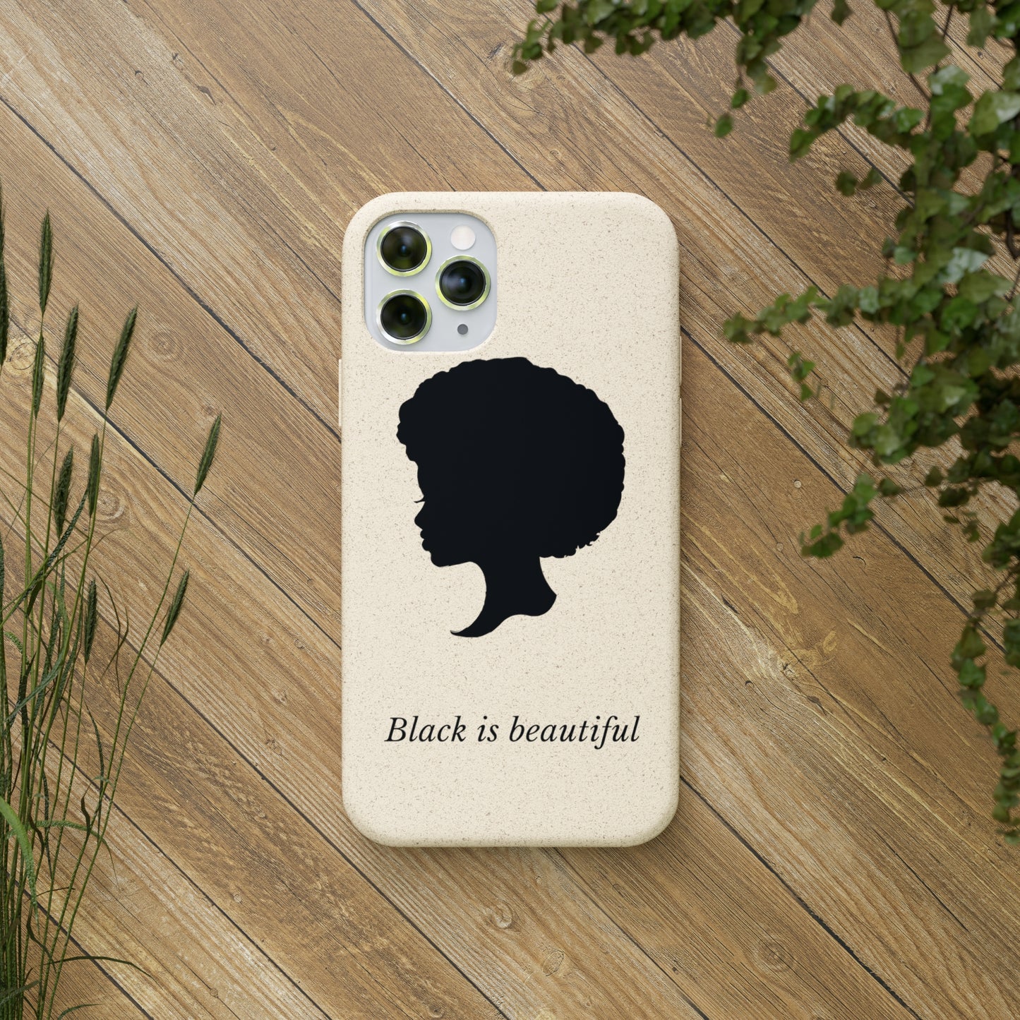 Eco-Friendly Biodegradable Phone Cases - 'Black is Beautiful' | Sustainable & Stylish