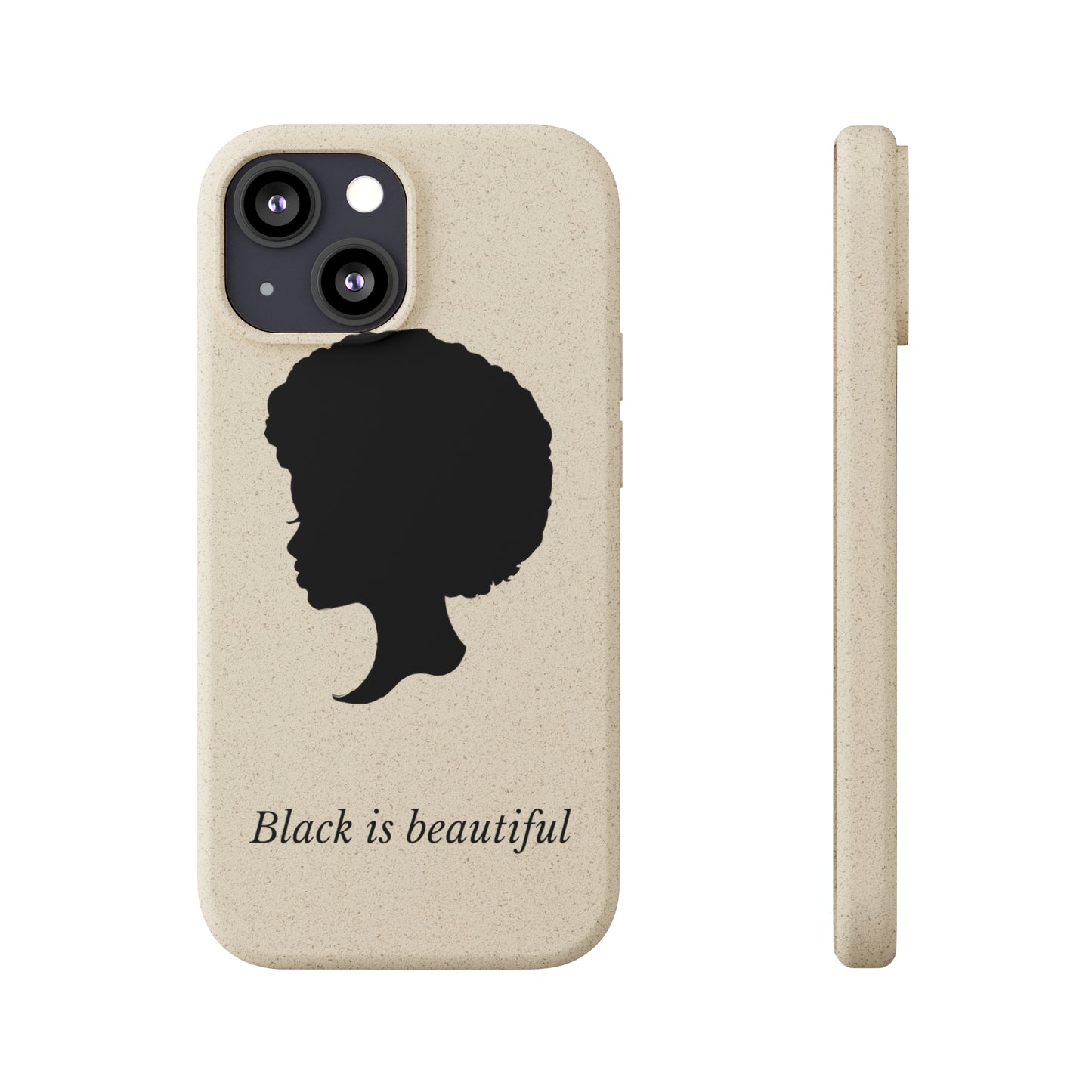 Eco-Friendly Biodegradable Phone Cases - 'Black is Beautiful' | Sustainable & Stylish