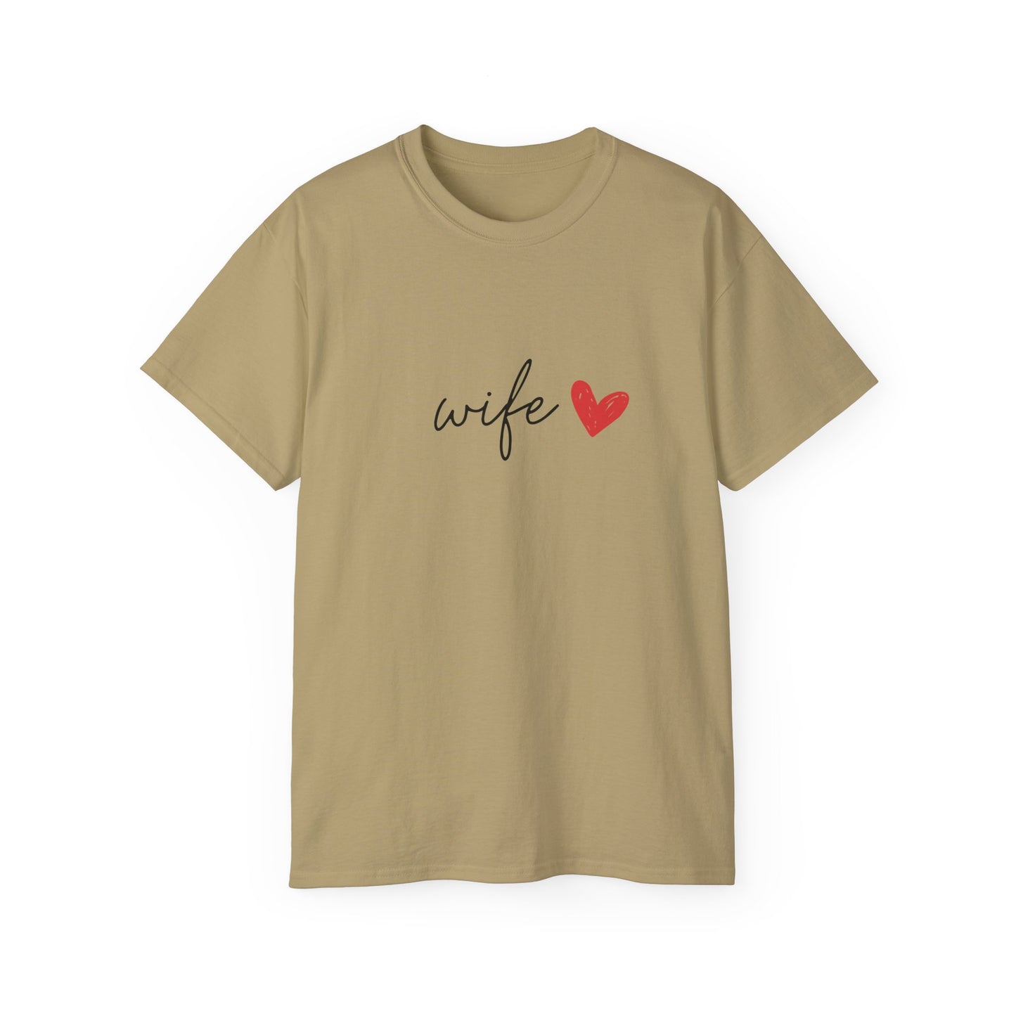 Wife – Classic Couple’s Cotton Crew Tee