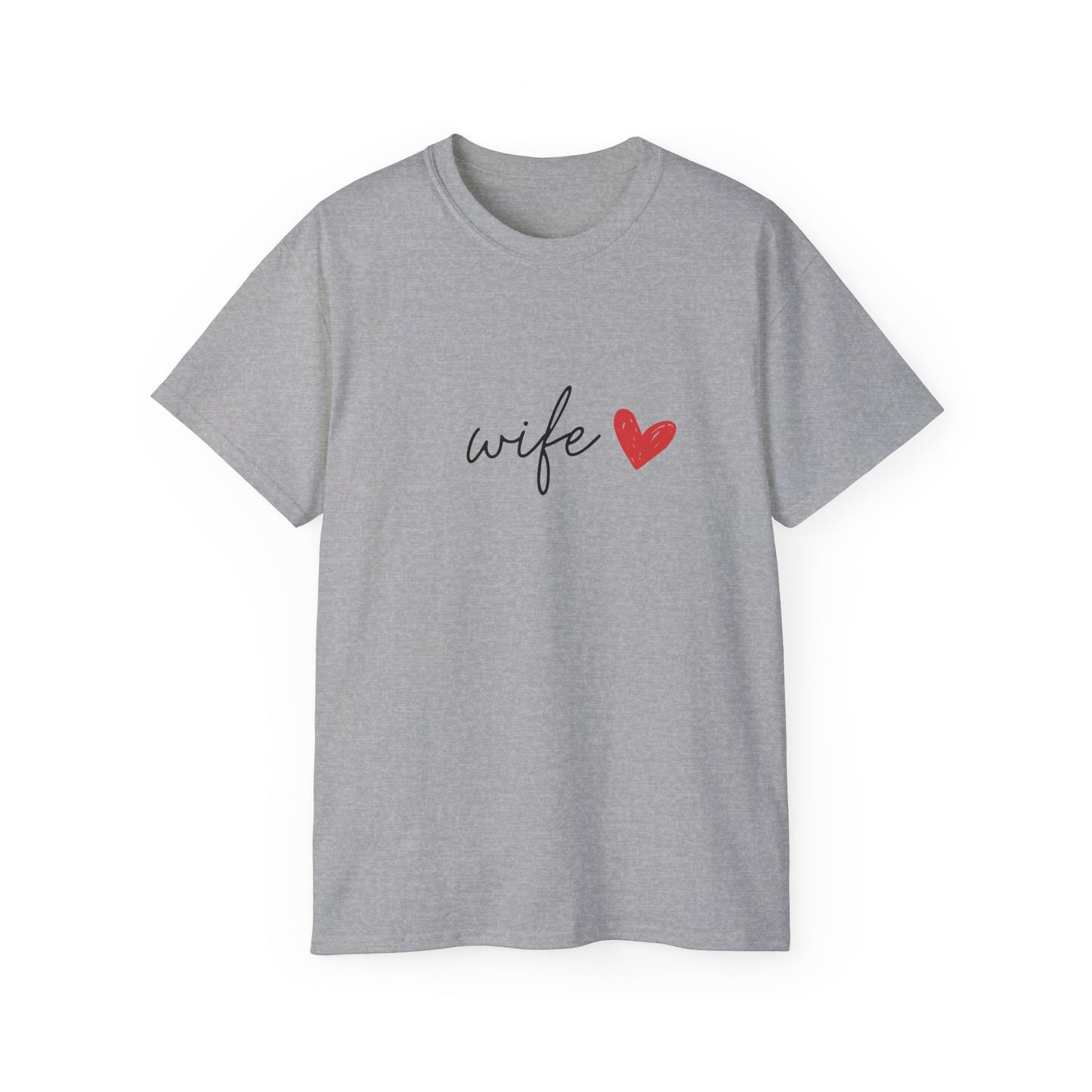 Wife – Classic Couple’s Cotton Crew Tee