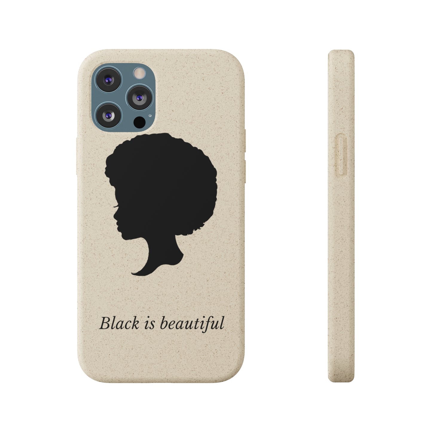 Eco-Friendly Biodegradable Phone Cases - 'Black is Beautiful' | Sustainable & Stylish