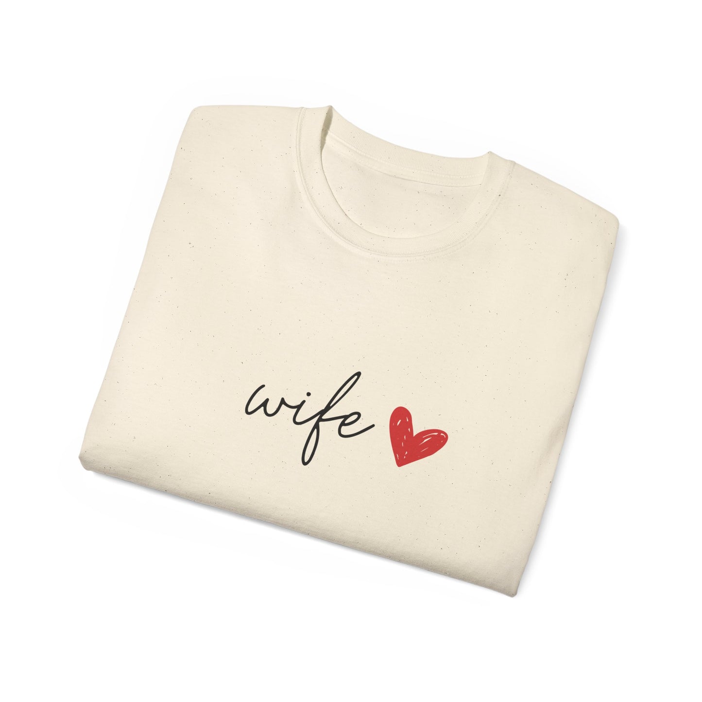 Wife – Classic Couple’s Cotton Crew Tee