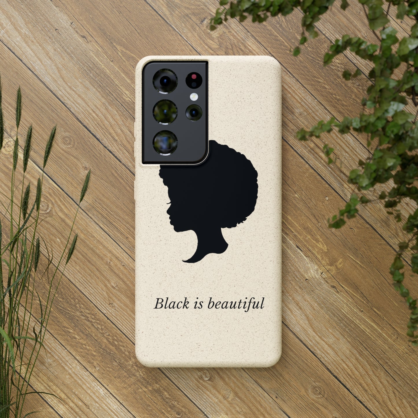 Eco-Friendly Biodegradable Phone Cases - 'Black is Beautiful' | Sustainable & Stylish