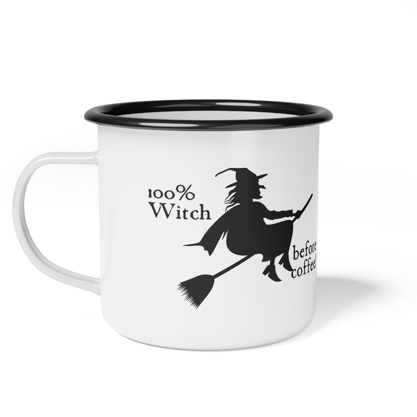 Before Coffee? Definitely a Witch!" – Campfire Mug