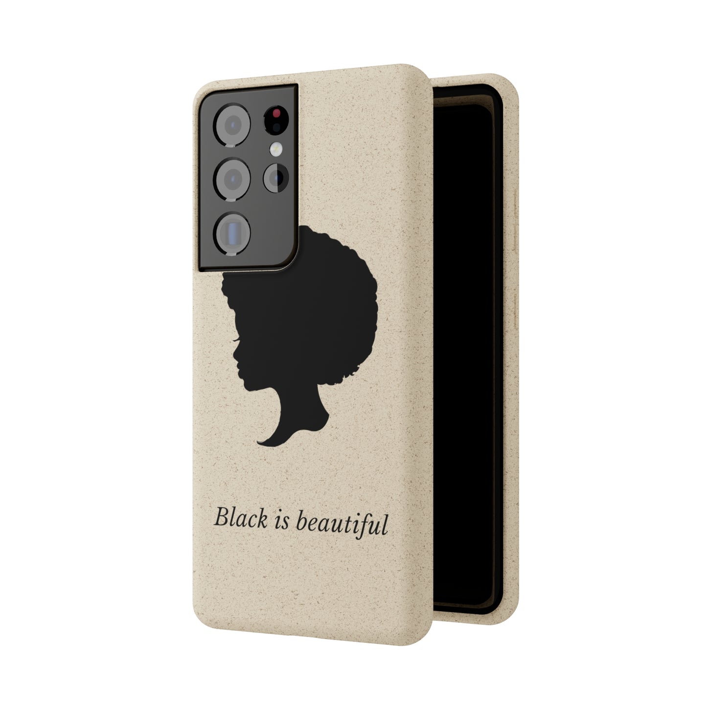 Eco-Friendly Biodegradable Phone Cases - 'Black is Beautiful' | Sustainable & Stylish