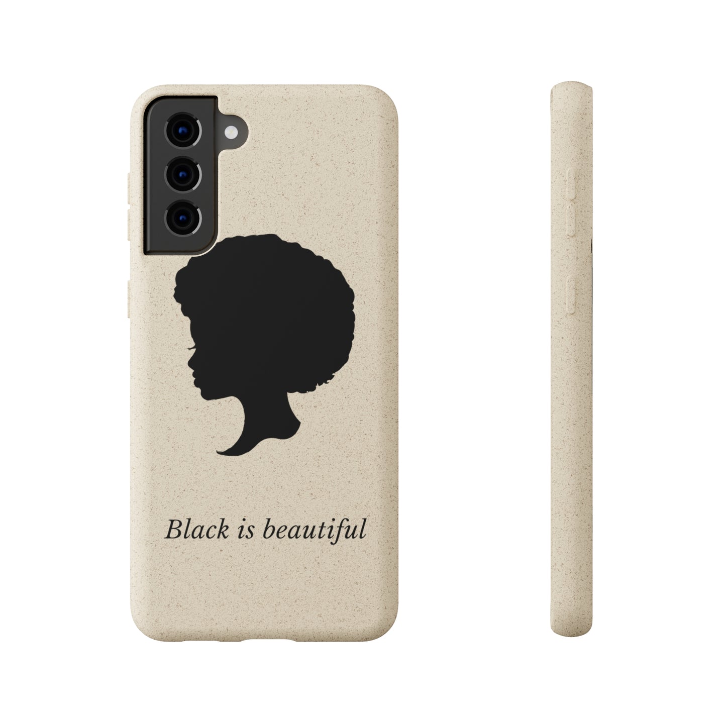 Eco-Friendly Biodegradable Phone Cases - 'Black is Beautiful' | Sustainable & Stylish