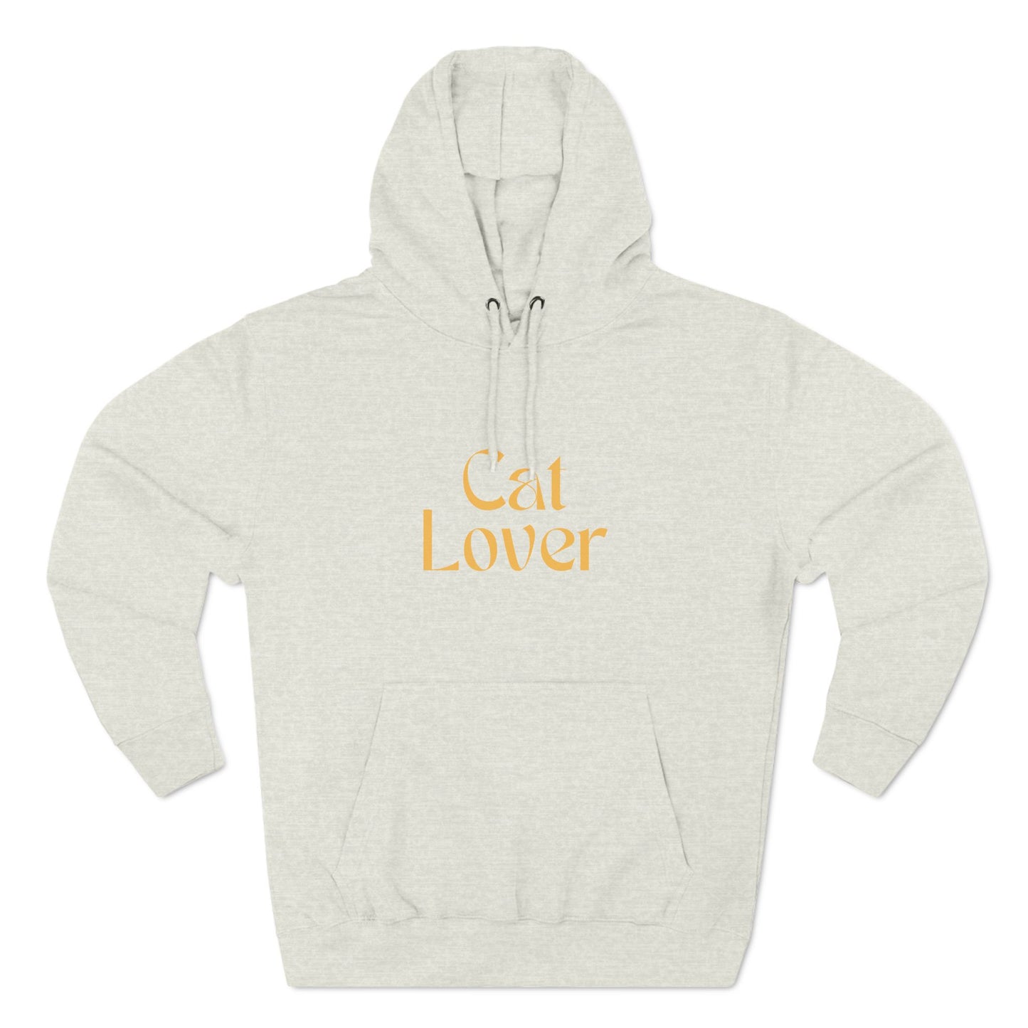 Cozy Three-Panel Fleece Hoodie – Perfect for Cat Lovers