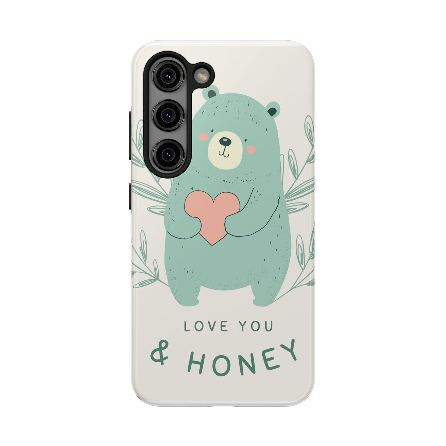 Tough Phone Cases Featuring "I Love You & Honey" – Stylish & Durable Designs