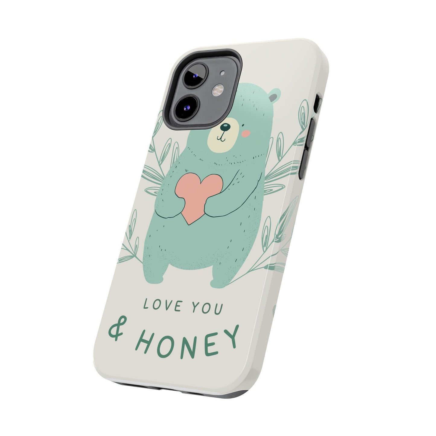 Tough Phone Cases Featuring "I Love You & Honey" – Stylish & Durable Designs