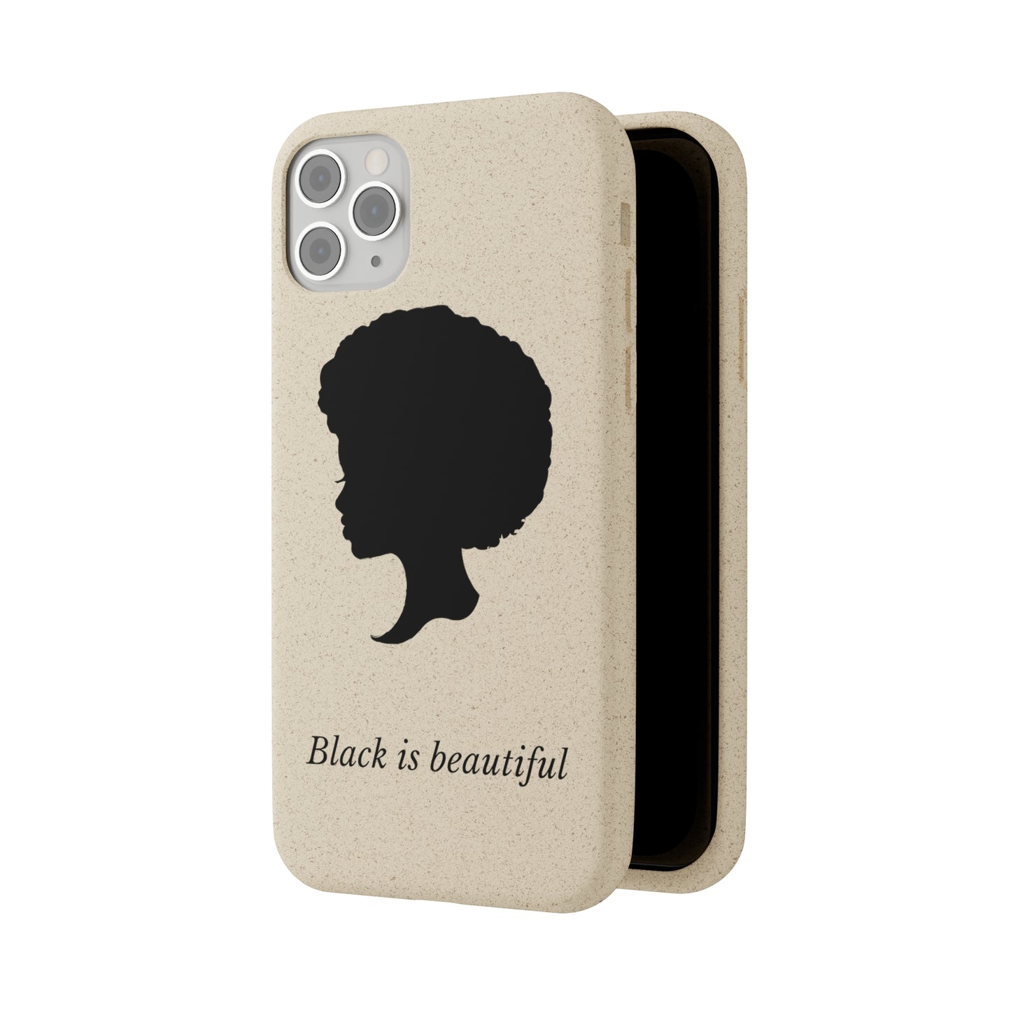 Eco-Friendly Biodegradable Phone Cases - 'Black is Beautiful' | Sustainable & Stylish