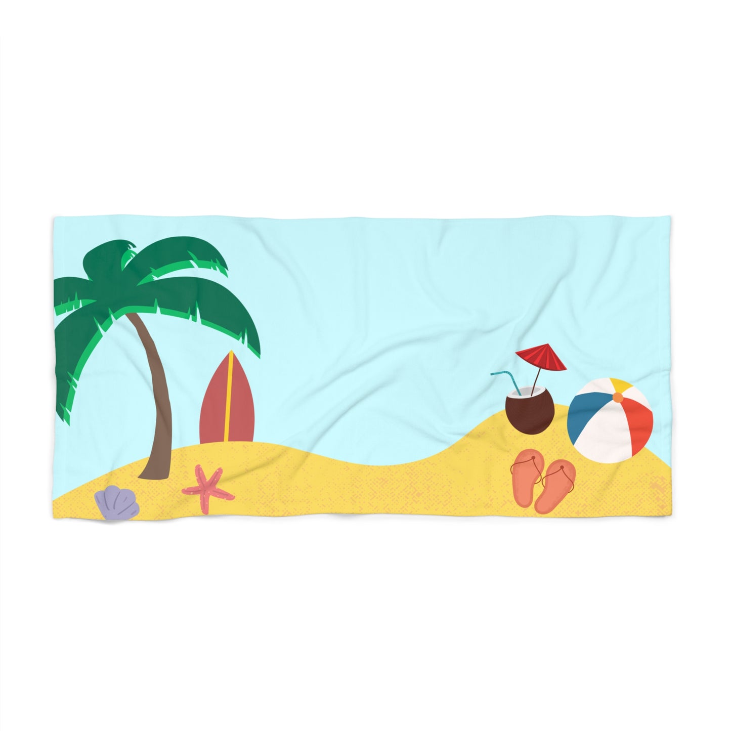 Tropical Paradise Beach Towel – Vibrant & Soft