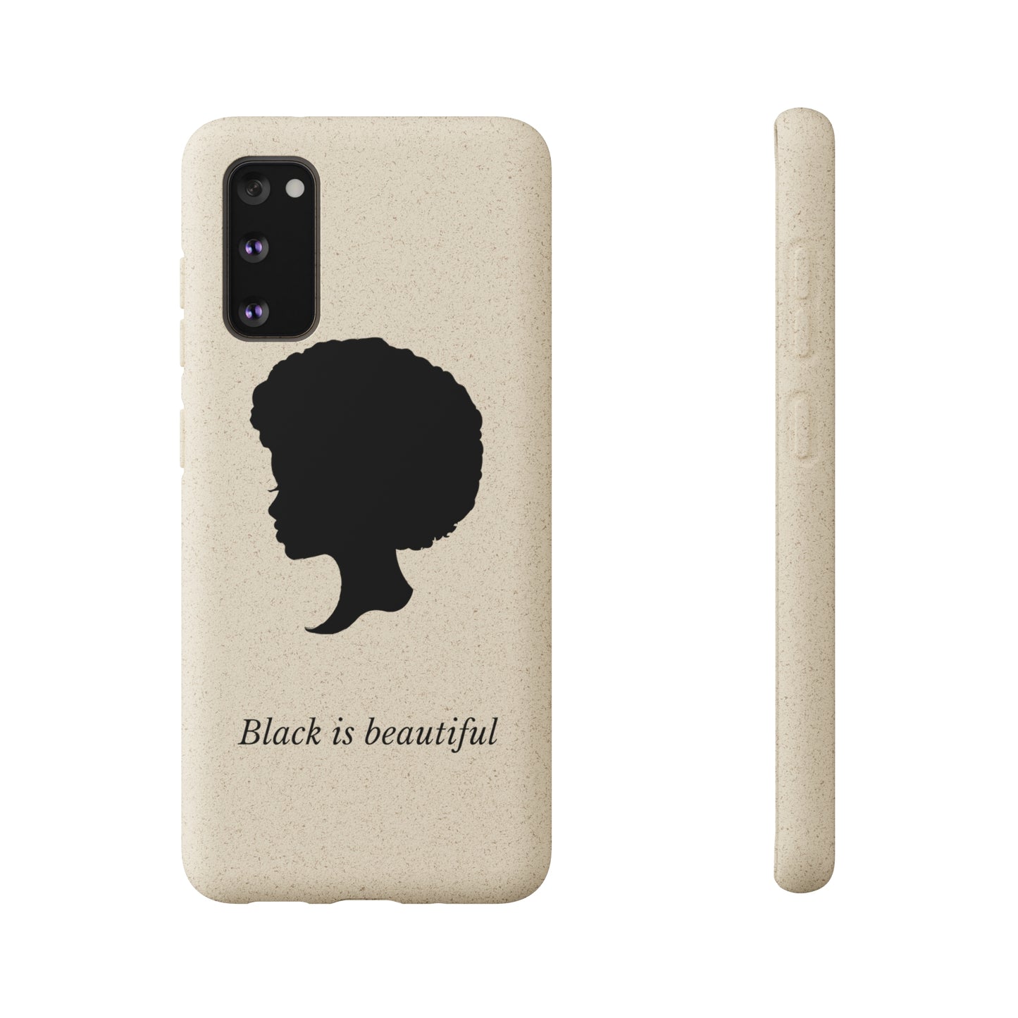 Eco-Friendly Biodegradable Phone Cases - 'Black is Beautiful' | Sustainable & Stylish