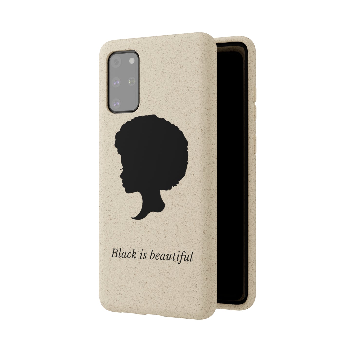 Eco-Friendly Biodegradable Phone Cases - 'Black is Beautiful' | Sustainable & Stylish