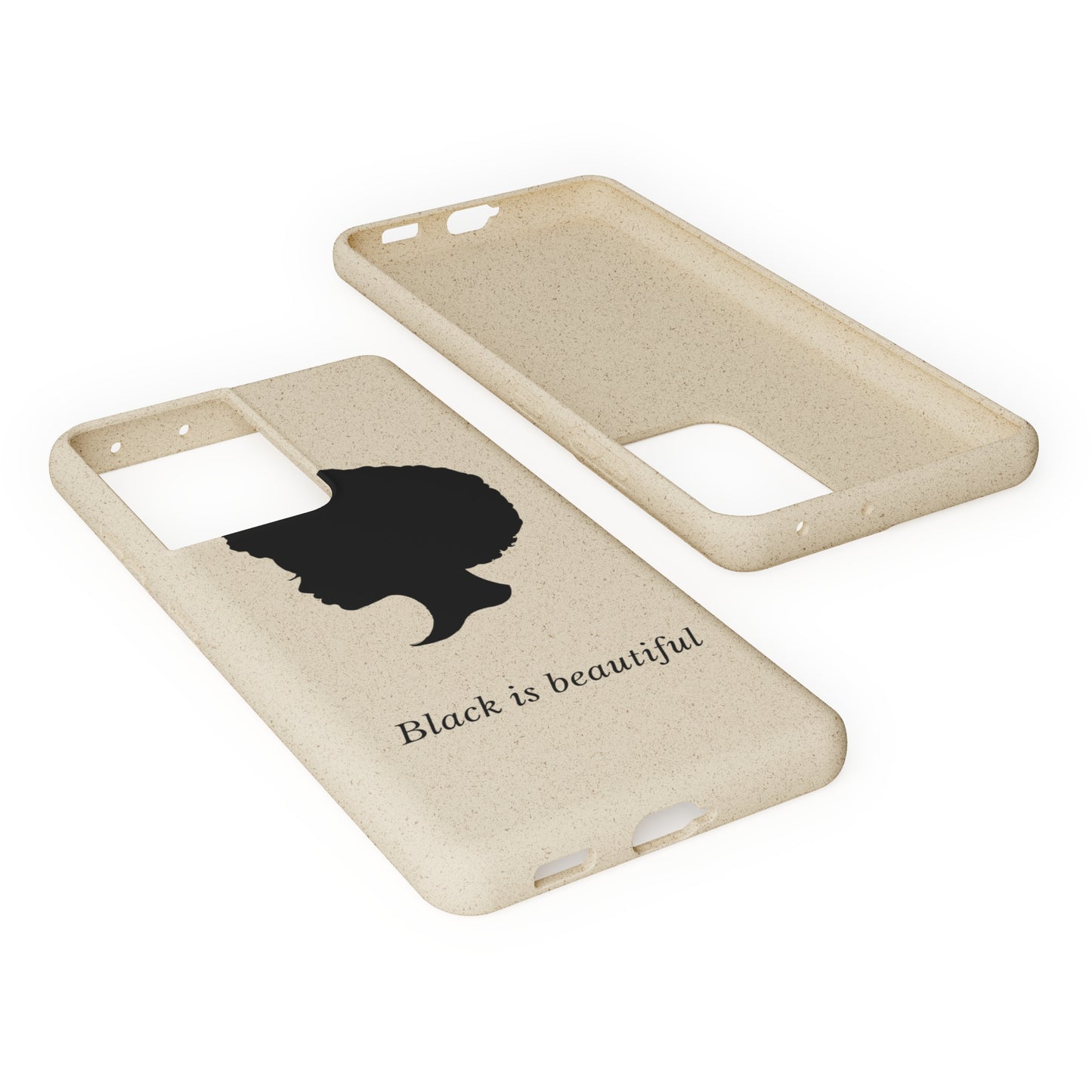 Eco-Friendly Biodegradable Phone Cases - 'Black is Beautiful' | Sustainable & Stylish