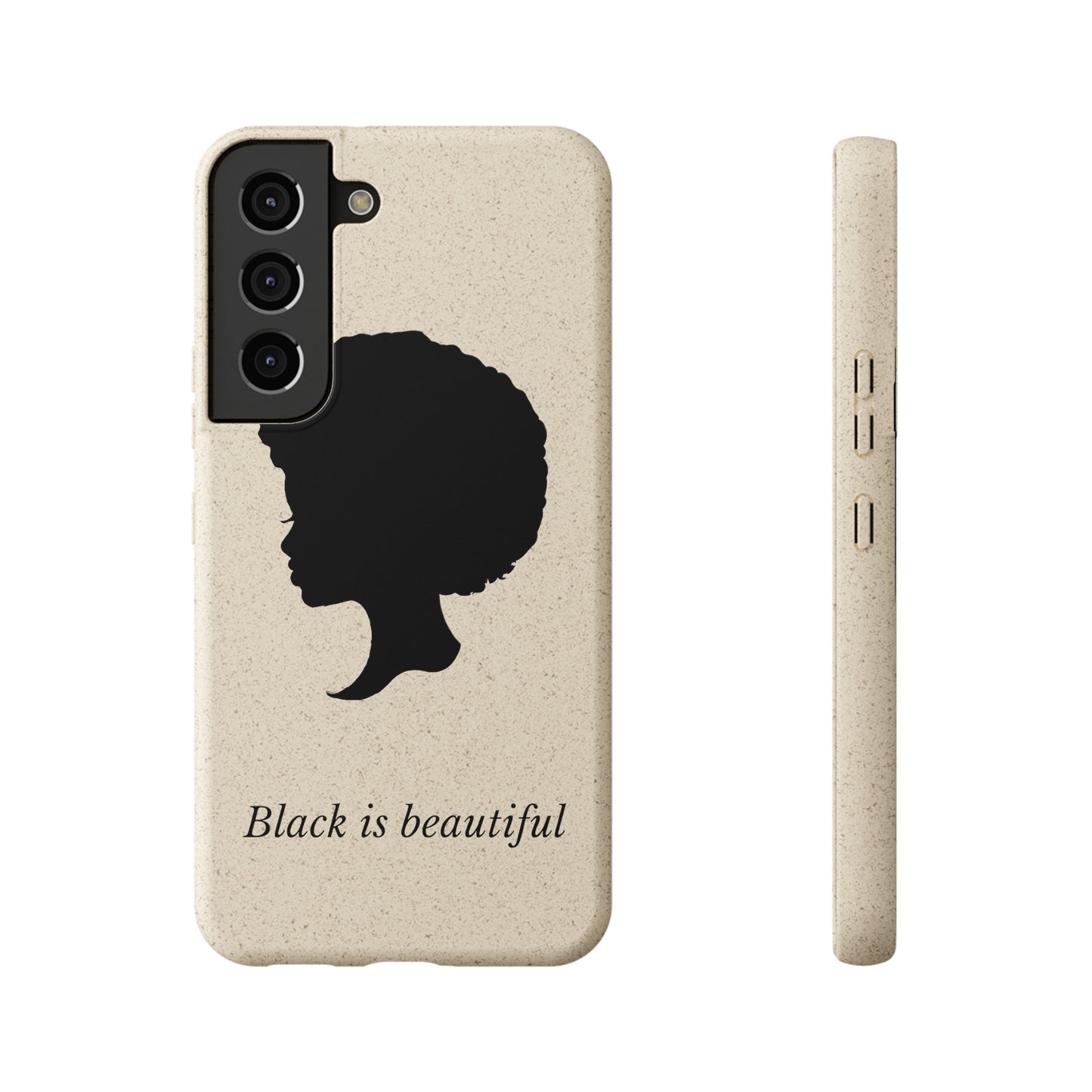 Eco-Friendly Biodegradable Phone Cases - 'Black is Beautiful' | Sustainable & Stylish