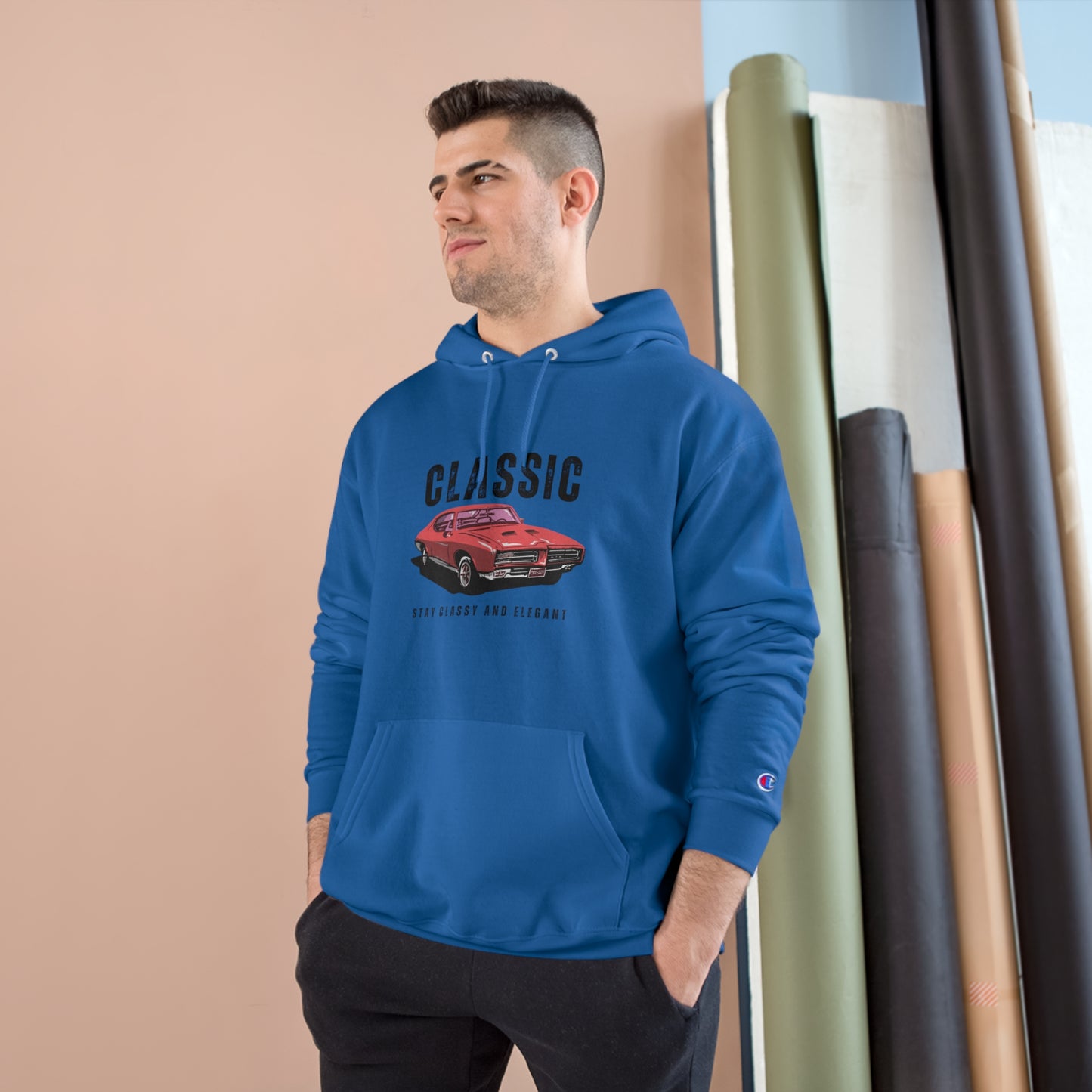 Champion Fleece Hoodie – Perfect for Classic Car Fans