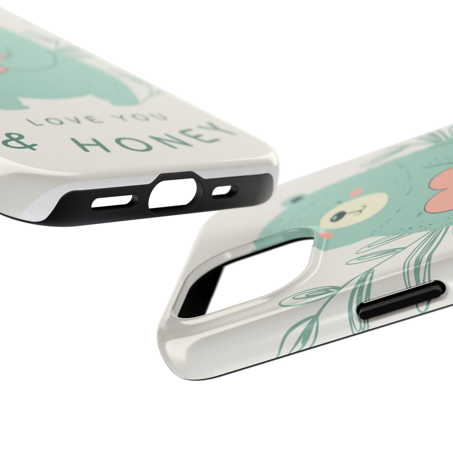 Tough Phone Cases Featuring "I Love You & Honey" – Stylish & Durable Designs