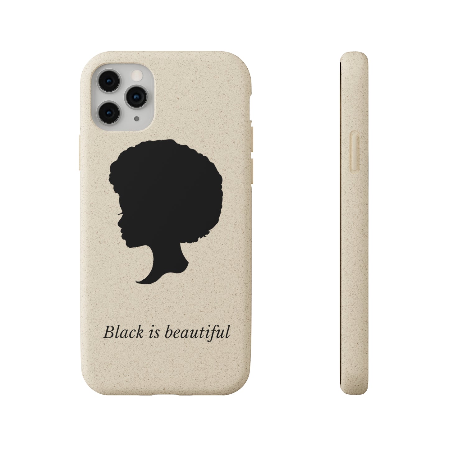 Eco-Friendly Biodegradable Phone Cases - 'Black is Beautiful' | Sustainable & Stylish