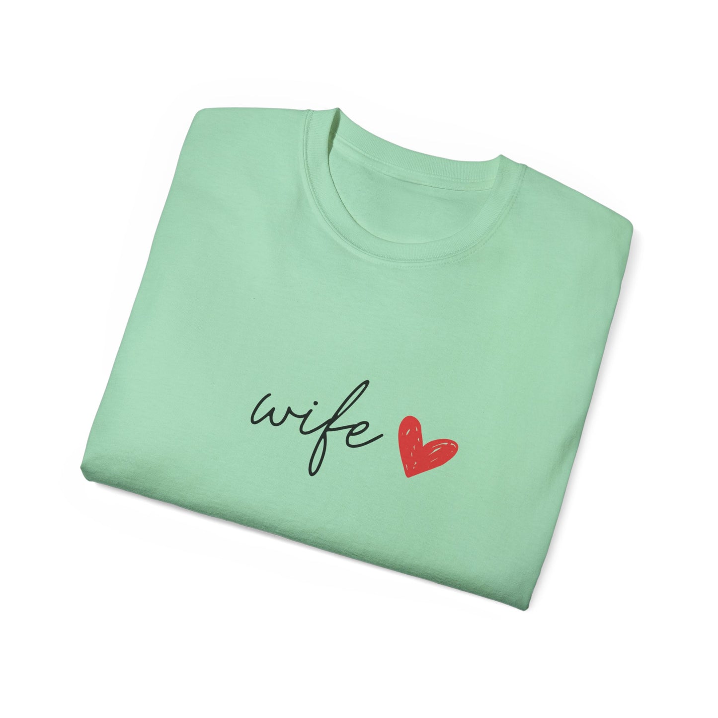 Wife – Classic Couple’s Cotton Crew Tee